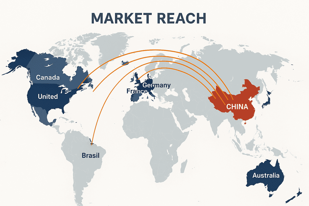 Global Presence Map